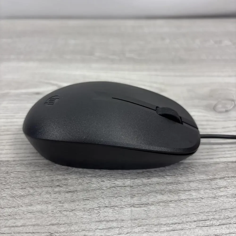 HP 125 Wired Mouse Black - Model TPA-P001M - USB Optical Mouse
